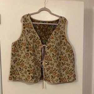 SHEIN Curve Earth Tone Knit Vest
